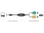 DeLock USB 2.0-A to 2x RS-232 DB9 Cable 1,5m Black