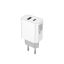 ColorWay USB töltő adapter (Type-C PD + USB QC3.0) (20W) V2 White