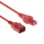 ACT Powercord C14 - C15 3m Red