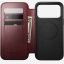 Nomad Modern Leather Folio (Horween) for iPhone 17 Pro Max Burgundy