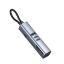 Mobile Origin USB-C Hub 7-in-1 HB2, HDMI, 3× USB-C, USB-A, TF/SD Slot, 5 Gb/s, Space Gray