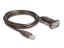 DeLock USB-A 2.0 to RS-232 D-Sub 9 cable male/male 1,5 m Black