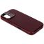 Decoded Leather Backcover for iPhone 17 Dark Ruby