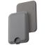 Dviced Leather magsafe foldable cardholder and stand Grey