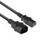 ACT AC3315 Powercord C13 - C14 1,8m Black
