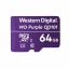 Western Digital 64GB microSDXC Class10 UHS-I (U1) Purple QD101
