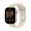 Apple Watch S12 GPS 46mm Light Gold Aluminium Case with Sand Sport Band - S/M