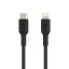 Belkin BOOST CHARGE USB-C to Lightning Cable, Braided - 1M - Black