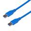 Akyga AK-USB-14 USB 3.0/USB 1.8m Cable Blue