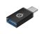 Conceptronic  DONN07BA USB to Gigabit Network Adapter with 3-Port USB Hub Black