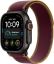 Apple Watch Ultra 4 Cellular 49mm Black Titanium Case with Burgundy Trail Loop M/L