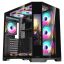 Rampage NOVA RGB Tempered Glass Black