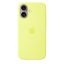 Apple iPhone 17 Silicone Case with MagSafe Neon Yellow