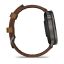 Garmin Venu 4 45mm Slate with Brown Leather Band