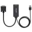 Manhattan VGA and USB to HDMI Converter Black