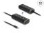 DeLock 4 Port USB 10 Gbps Hub with USB Type-C connector 60 cm Cable and Switch for each port