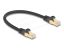 DeLock CAT6A S-FTP Patch Cable 0,25m Black