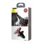 Baseus Magnetic Air Vent Car Mount Holder with cable clip Black/Red