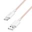 Logilink USB 2.0 Type-C C/M - A/M 60W cable 1m Pink