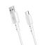 Bonbon DBone data and charging cable with USB/USB-C connectors, 1 meter, white