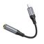 Hoco LS36A Lightning - 3,5mm jack Audio adapter Black
