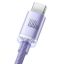 Baseus Crystal Shine USB-C Cable 1,2m Purple