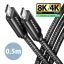 AXAGON BUCM4X-CM10AB NEWGEN USB-C <> USB-C 4 Gen 3x2 Cable 0,5m Black