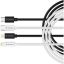 Verbatim Essentials Sync & Charge USB-C to Lightning 27W Cables 1m 2/pack Black/White