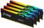 Kingston 128GB DDR5 5600MHz Kit(4x32GB) Fury Beast RGB Black