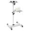 TECHLY  Trolley Support for Projector Beamer Notebook PC Adjustable Shelves