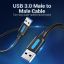 Vention USB 3.0 A Male to A Male Cable 0,5m Black
