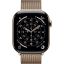 Apple Watch S11 Cellular 46mm Gold Titanium Case with Gold Milanese Loop M/L