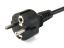 EQuip High Quality Power Cord C5 to Schuko 3m Black
