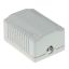ACT Surface mounted box shielded 1 ports CAT6A Grey