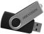 Hikvision HIKSEMI Pendrive - 128GB USB3.0, ROTARY M200S, Ezüst-Fekete
