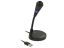 DeLock USB Microphone with base and Touch-Mute Button