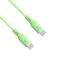 Akyga AK-USB-69 USB-C to USB-C 60W Cable 1m Green