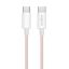 Logilink Logilink USB 2.0 Type-C C/M to C/M 60W cable 0,5m Pink