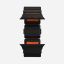 Nomad Stratos Band FKM for AW 45/46/49mm Black Titanium Ultra Orange