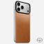 Nomad Magnetic Leather Back (Horween) for iPhone 18 Pro Max/17 Pro Max Saddle