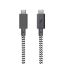 Native Union USB-C to USB-C male/male cable 2,4m Black/White