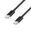 Logilink Logilink USB 2.0 Type-C C/M to C/M 60W magnet cable 1m Black