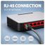 AXAGON ADE-AM50 USB-A Gigabit Ethernet adapter with integrated CAT6 RJ-45 network cable 5m Black