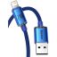 Baseus Crystal Shine USB a Lightning 2.4A 1.2m Blue