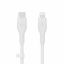 Belkin BOOST CHARGE Silicone cable USB-C to Lightning - 2M - White