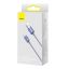 Baseus Crystal Shine USB-C USB-kábel 100W 2m Violet