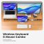 Satechi Slim CEX1 Wireless Combo (Keyboard and Mouse) - US English - Silver