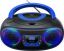 Denver TDB-212BU DAB+ Boombox With DAB+/FM Radio Bluetooth function USB CD player & AUX input Blue