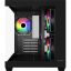 FSP S140-BA ARGB táp nélküli ablakos MT Mini Tower számítógépház fekete