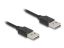 DeLock Coiled Cable EASY-USB 2.0 Type-A male to EASY-USB Type-A male 0.5 m to 0,8m Black